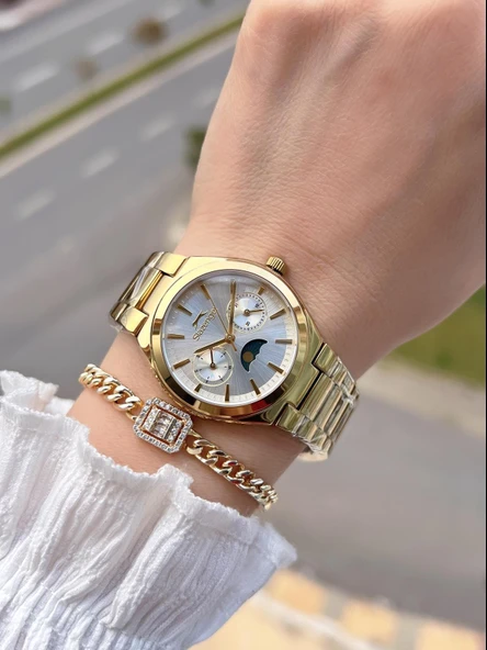 Slazenger İç Kadran Fonsiyonları Aktif 5 Atm Suya Dayanıklı Spor Kadın Kol Saati BSL.2468.M3 - 2