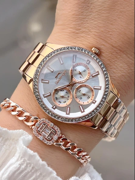 Slazenger İç Kadran Fonsiyonları Aktif 5 Atm Suya Dayanıklı Spor Kadın Kol Saati BSL.2069.M4 ürün görseli