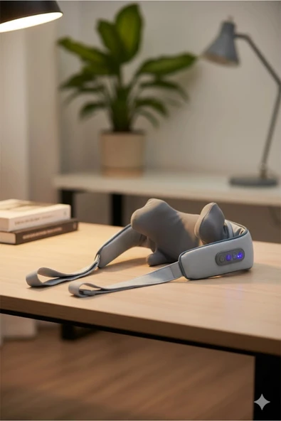 Torima VNB-01 Titreşimli Omuz ve Boyun Masaj Aleti  Isıtıcılı 3D Yoğun Masaj Başlığı - 4