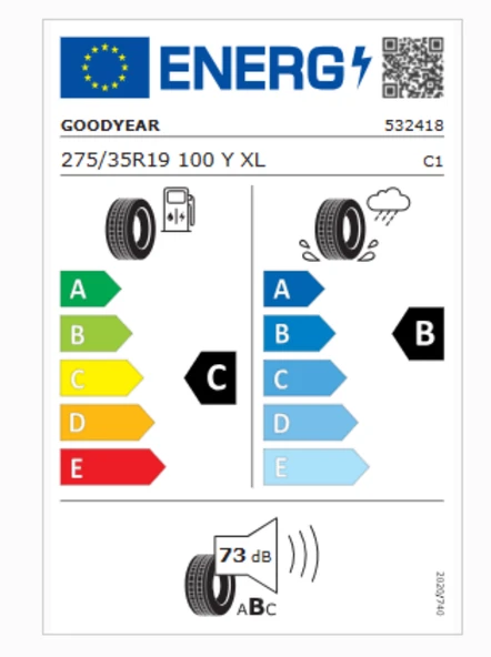 Goodyear Eagle F1 Asymmetric 3 ROF BMW(*) Mercedes(MOE) 275/35R19 100Y XL FP Otomobil Yaz Lastiği (Üretim Yılı: 2024) ürün görseli