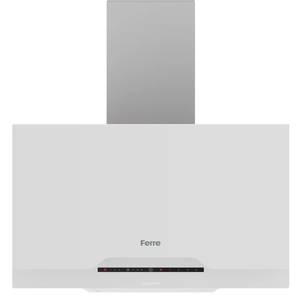 Ferre D064 Beyaz Ultra Sessiz SilentArt  60 cm Ankastre Davlumbaz - Resim 4