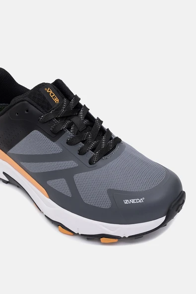 1416 V-Act Mid Erkek Ayakkabı Gri - Resim 6