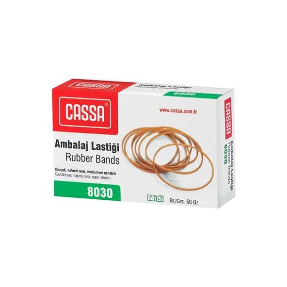 Cassa Eko Ambalaj Lastiği 50 Gr Midi 8030 %80 Kauçuk 1 Paket ürün görseli