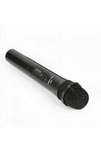 Kablosuz El Mikrofonu + USB Alıcı , Öğretmen, Karaoke ve Sunumlar İçin