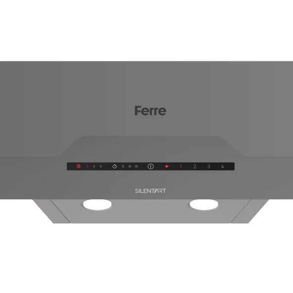 Ferre D065 Gri Ultra Sessiz SilentArt  60 cm Ankastre Davlumbaz - 2