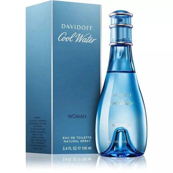 Davidoff Cool Water Kadın Parfüm EDT 100 ML - Resim 2
