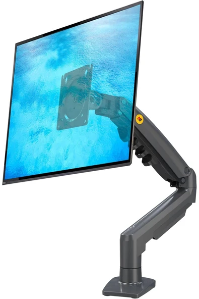 North Bayou NB F80 Tek Kol Amortisörlü Monitör Tutucu – 17"-32" Ekran - 7