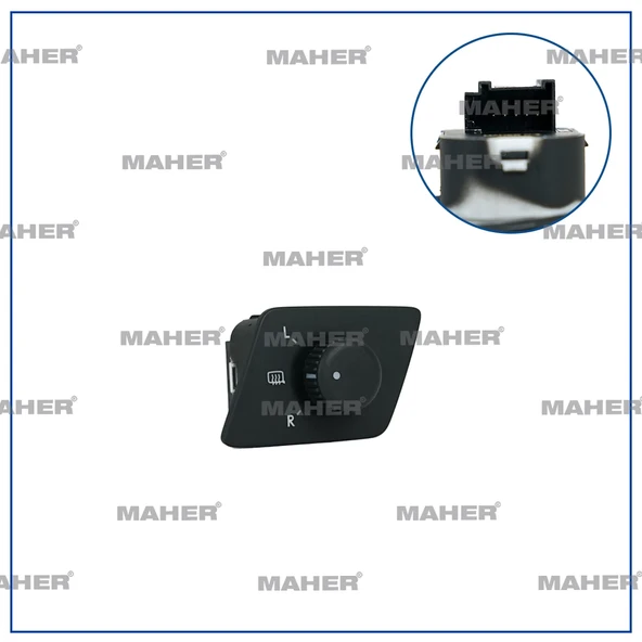 DÜĞME AYNA AYAR POLO 2002-2009 6Q1959565D ürün görseli 1