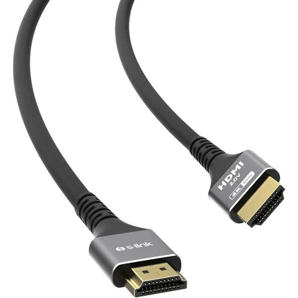 S-Link SLX-HD4K015 1.5m 19+1 Metal v2.0 4K Hdmi kablo