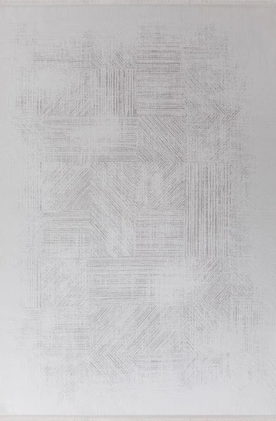 Gabardin Halı Moss 5005 Kemik Gri Serisi Triko Akrilik Salon Oturma Yatak Odası Halısı ürün görseli 1