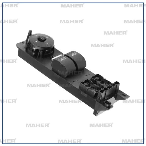 DÜĞME CAM AÇMA FİESTA 2013-2018 (ÇİFTLİ) AYNA AYAR DÜĞMELİ SOL C1BT14A132AA ürün görseli 1