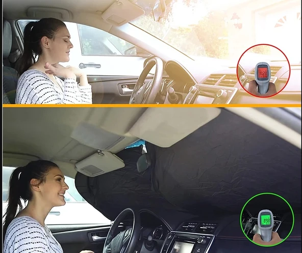 Katlanabilir Ön Cam Araba Güneşliği