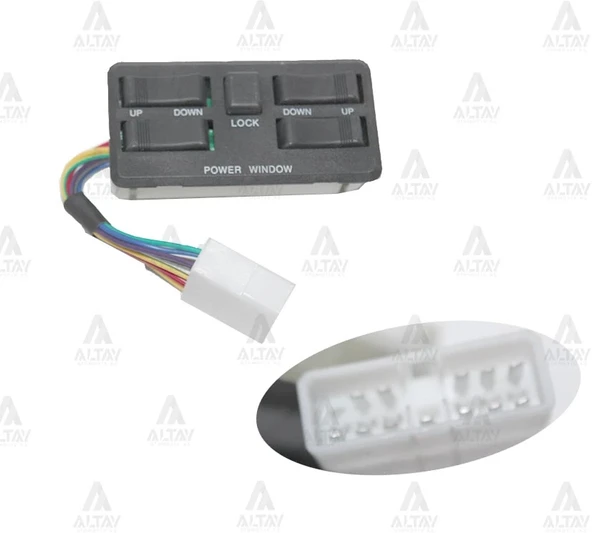 DÜĞME CAM AÇMA EXCEL 1990-1994 ÖN SOL 93570 24300 ürün görseli 1