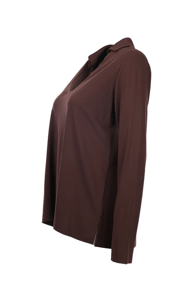 Polo Yaka Basic Bluz On ürün görseli 1