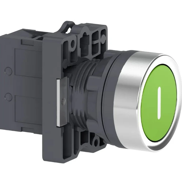 Schneider "l" İşaretli Yaylı Buton yeşil, XA2EA3311