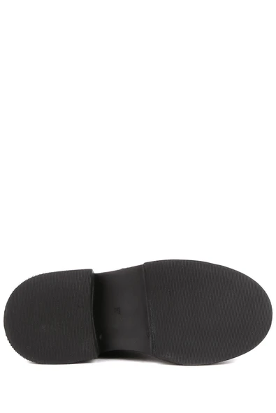 Stato - Siyah Hakiki Deri Fermuarlı Kadın Postal Bot - Resim 9