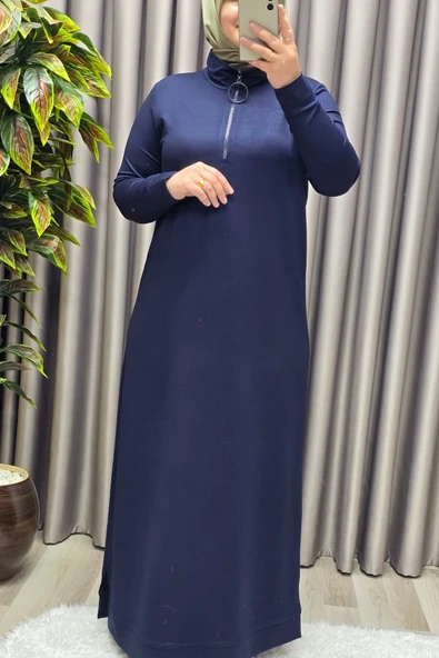 Kadın Giyim Kristal Fermuarlı Elbise - Resim 6