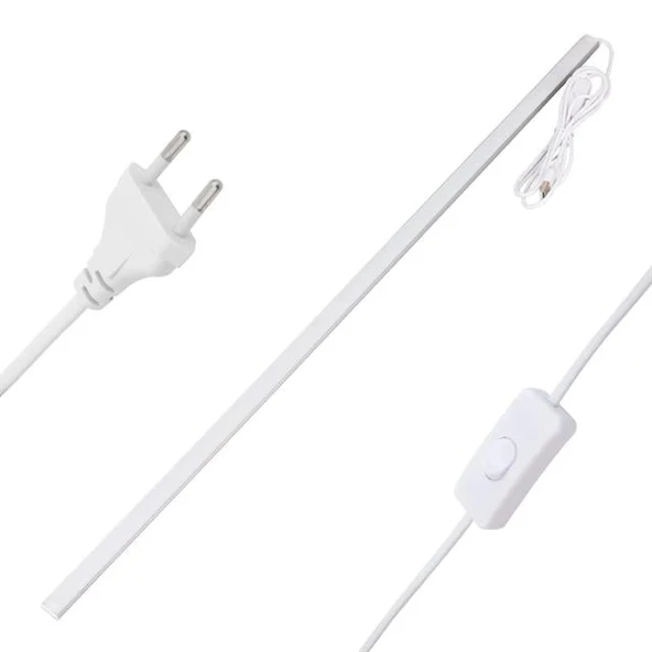 PowerMaster PM-28748 DC5V-14W 68 Led 70cm 6500K Alüminyum Kasa Seyyar USB Çubuk Led