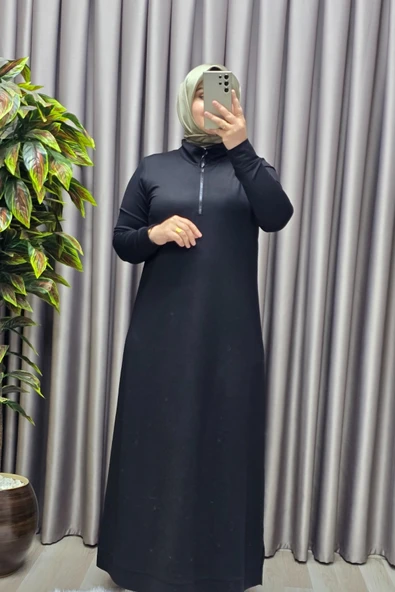 Kadın Giyim Kristal Fermuarlı Elbise - Resim 9