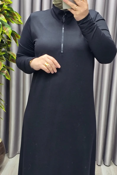 Kadın Giyim Kristal Fermuarlı Elbise - Resim 11