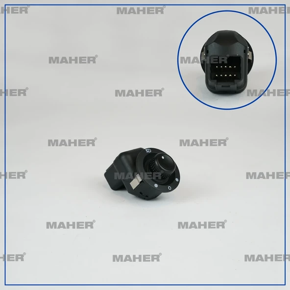 DÜĞME AYNA AYAR CLİO 4 / CAPTURE / MODUS KATLANIR 8200676529 - Resim 2