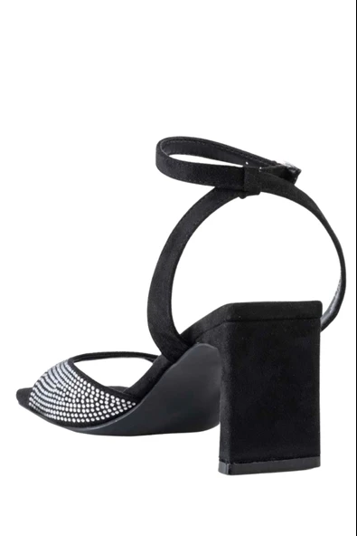 Stato Kadın Topuklu Sandalet Siyah - Resim 5