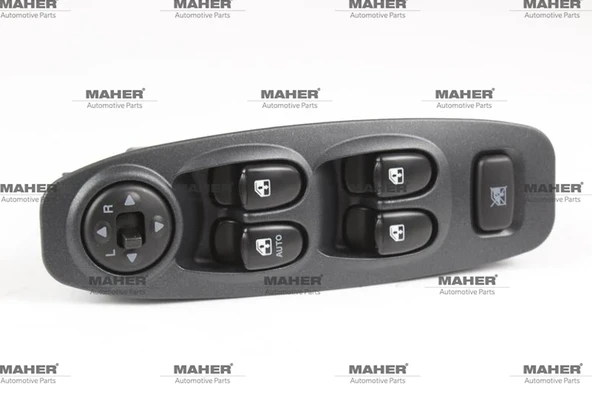 DÜĞME CAM AÇMA ACCENT 2003-2006 AYNA AYAR DÜĞMELİ SİYAH ÖN SOL 93570 25300PK - Resim 4