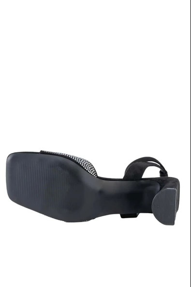 Stato Kadın Topuklu Sandalet Siyah - Resim 6