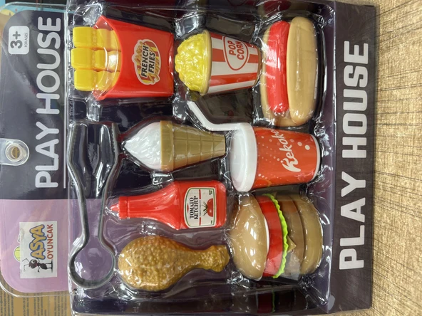 PLAY HOUSE HAMBURGER SETİ - Resim 3