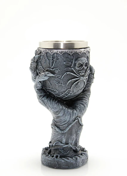 Paslanmaz Çelik El Tasarımı Kadeh Bardak Model 1