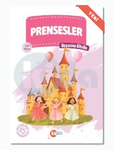 Prensesler Boyama Kitabı ürün görseli