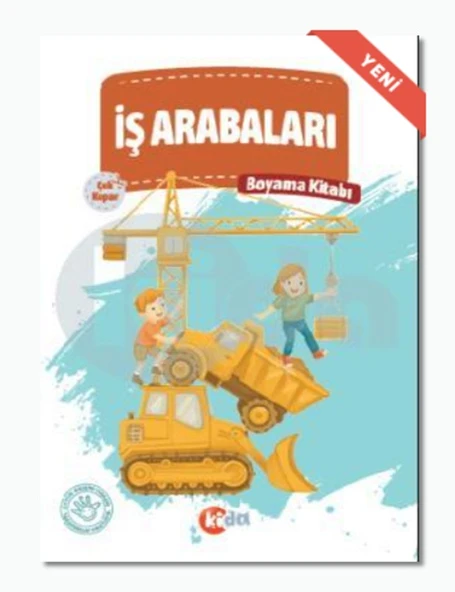 İş Arabaları Boyama Kitabı ürün görseli