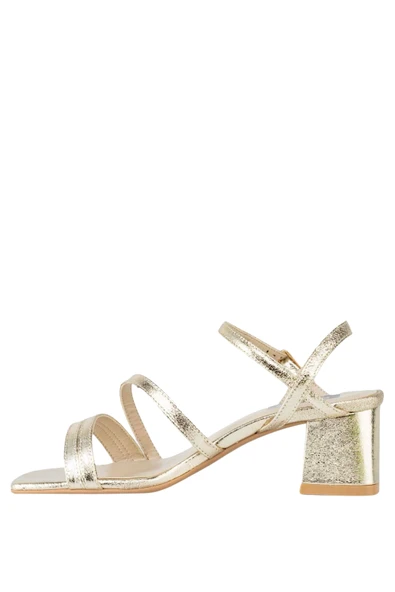 Stato Kadın Topuklu Sandalet Gold - Resim 4