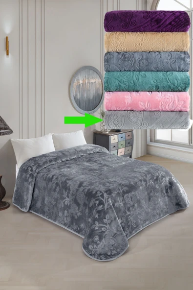 Varol Royal Touch Lüks Kalın Battaniye 220x240 cm — Yumuşak, Sıcak ve Dayanıklı - Resim 6