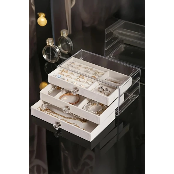 Üç Katlı Takı Organizeri - 4