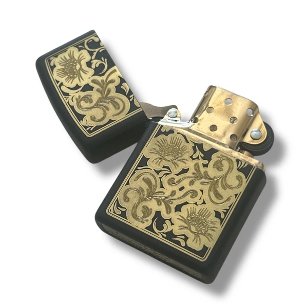 Zippo ZSeries 7.1 ZP13 Altın Çiçek Çakmak (7-1) - Resim 2