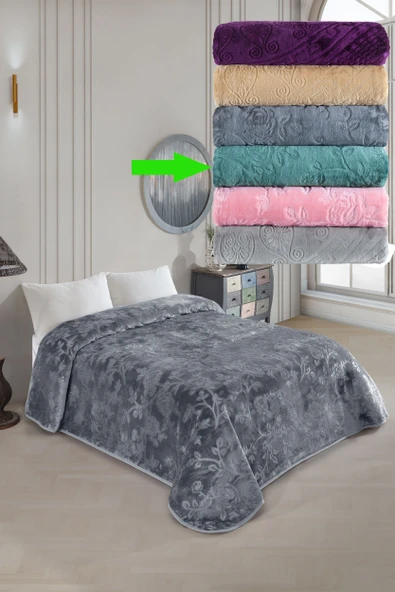 Varol Royal Touch Lüks Kalın Battaniye 220x240 cm — Yumuşak, Sıcak ve Dayanıklı - Resim 12