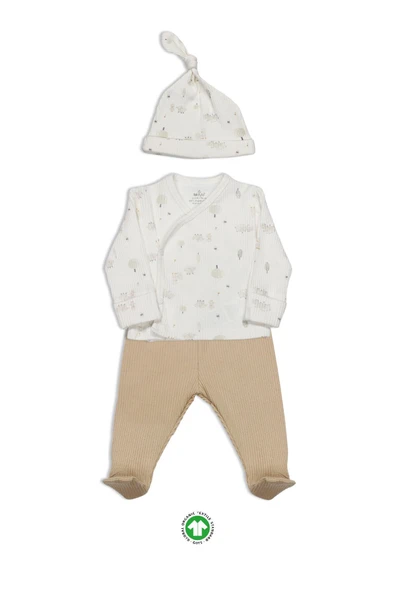 Bistyle Always Dream 3'Lü Zıbın Takım 13110 Ekru Bej