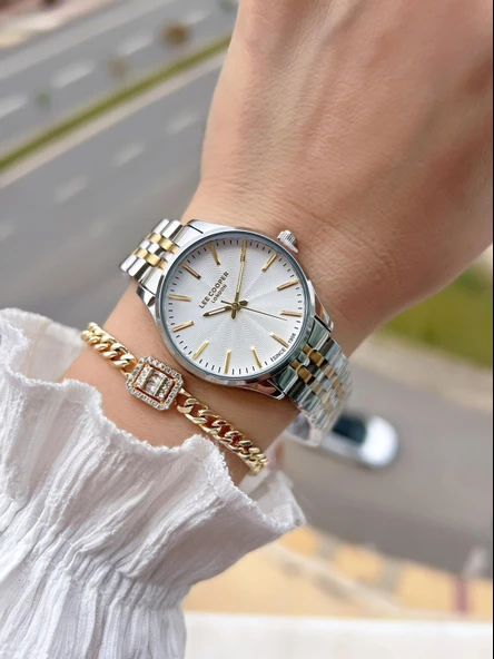 Lee Cooper Çelik Kordonlu 3 Atm Suya Dayanıklı 2 Yıl Garantili Kadın Kol Saati BLC08323.230 - Resim 2