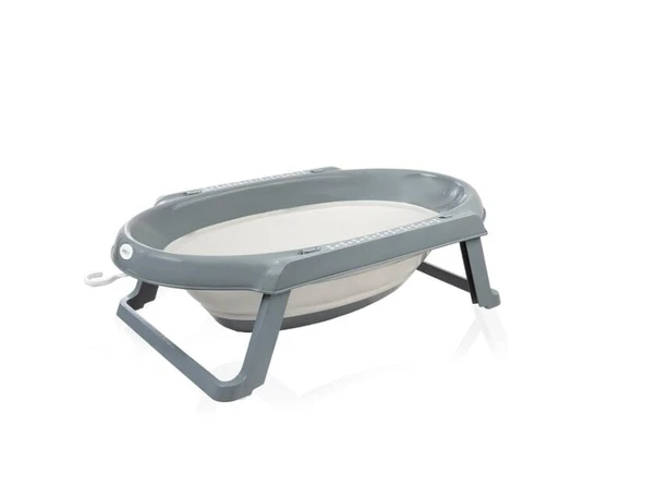 BabyJem Katlanır Banyo 5'Li Küvet Seti 596 Antrasit - 3