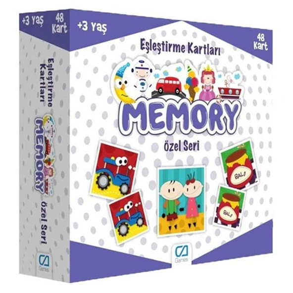 Games Memory Eşleştirme Kartları Özel Seri 48 Kart 5039 - 2