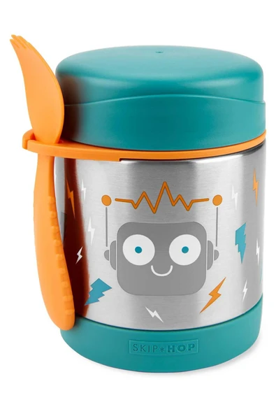 Skip Hop Zoo Paslanmaz Çelik Termos 325ml Robot ürün görseli