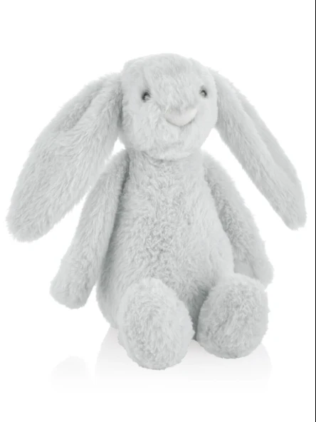 BabyJem Uyku Arkadaşım Oturabilen Tavşan 30 Cm 730 Gri