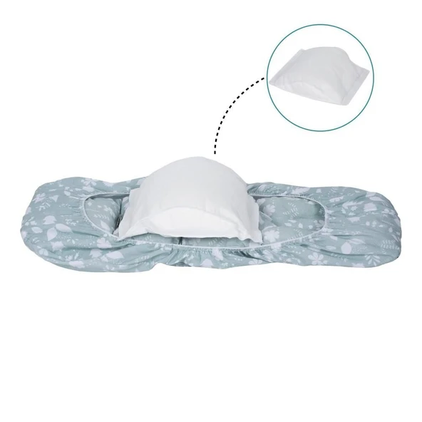 Sevi Bebe Bel Destekli Ana Kucağı Örtüsü ART-61 Yaprak Desen - 3