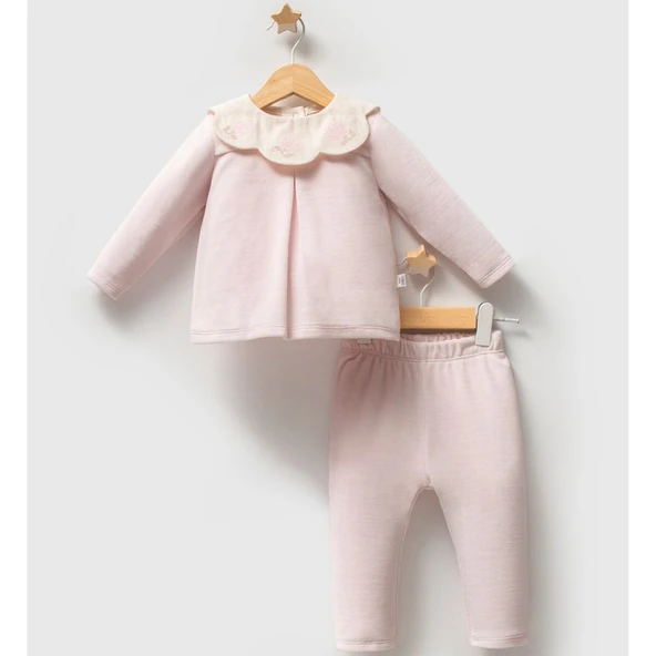 Tongs Baby Etamine 2'li Takım 5681 Pembe ürün görseli