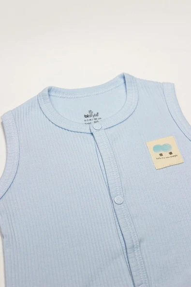 Bistyle Modal Flying Balloons Bebek Yelek BS18110 Mavi - 3