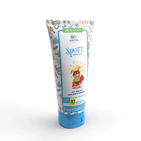 Babyton Bebek ve Çocuklar İçin Suya Dayanıklı Güneş Koruyucu Krem 100 ml - 2