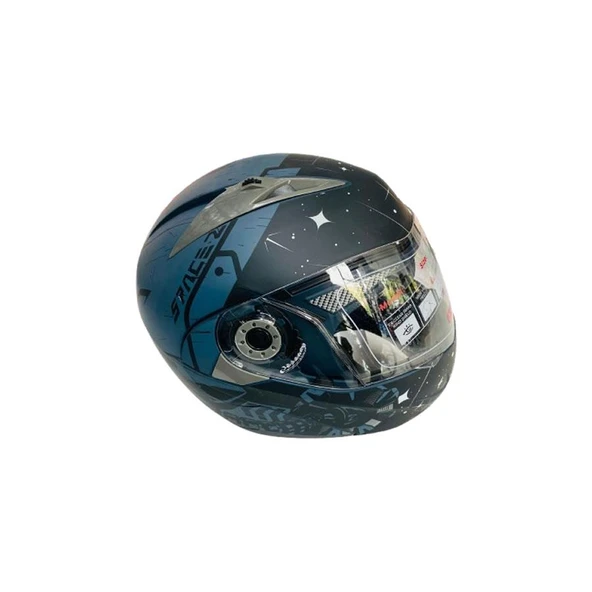 JK20 Çene Açılır Güneş Vizörlü Motosiklet Kaskı XL Beden Baş Çevresi: 61-62CM - Resim 7