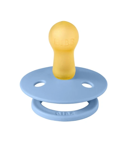 Bibs Studio Colour Block Kauçuk Emzik 0-6 Ay Sky Blue - 2