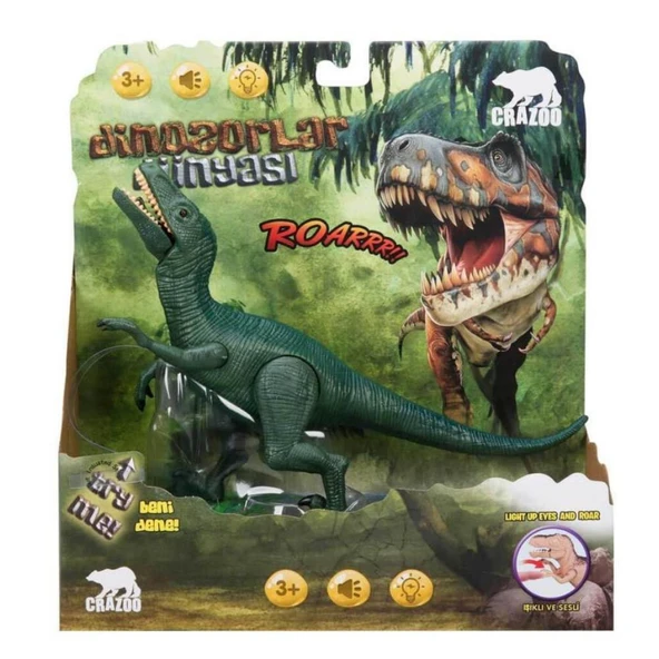 Velociraptors Dinozor Işıklı Sesli - RS6171 - 2